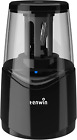 Tenwin Rechargeable Electric Pencil Sharpener with Durable Helical Blade to Fast