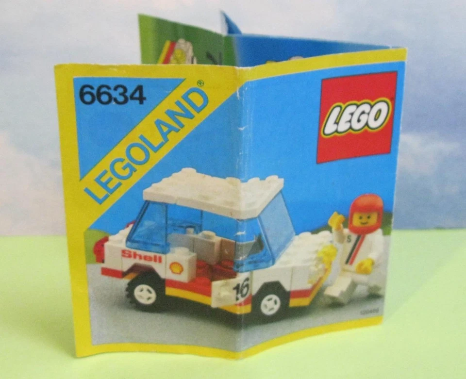 VINTAGE LEGO Legoland Stock Car Manual 6634 INSTRUCTIONS DIRECTIONS ONLY - Image 1 of 1