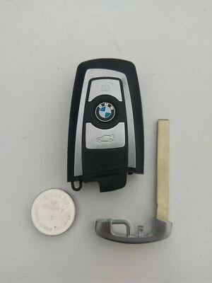 BMW F Series Genuine Blank UNLOCKED Remote Smart key 3 BUTTON HUF5661 Keyless Go - Image 1 of 3