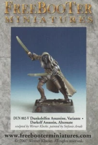 Freebooter's Fate: Dunkelelfen Assassine - Freebooter Miniatures #DUN 002-V - Picture 1 of 1