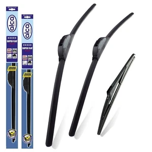 For Renault Kadjar 2015-on Alca Super Flat Windscreen Wiper Blades ASF26"17"H9"L - Picture 1 of 10