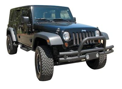 Rampage Front Dble Tube Bmpr Fits: 2007-2021 Jeep Wrangler; 2018 Jeep Wrangler J Foto 1 de 4