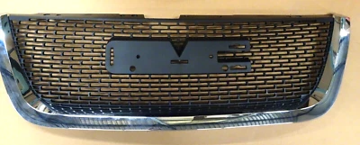 NUEVO Se adapta a GMC Acadia 2007-2012 rejilla delantera de malla negra pulida GM1200585 Foto 1 de 3