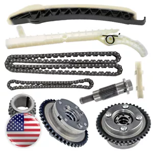 Timing Chain Kit Pair VVT Gears For Mercedes Benz CLA250 E250 GLK200 E200 C300 - Picture 1 of 7
