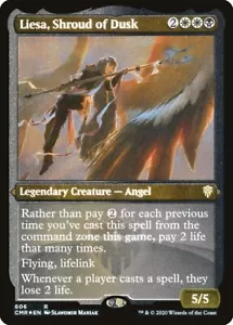 Tarjeta mágica Liesa, Shroud of Dusk Magic The Gathering Commander Legends rara casi nueva x1 - Imagen 1 de 1