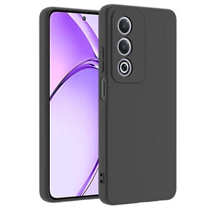 MEZON OPPO A80 5G Premium Slim Black Silicone Gel Back Case - Picture 1 of 4