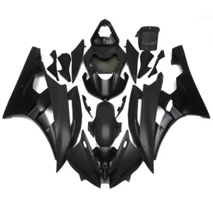 ABS Plastic Bodykit For Yamaha YZF600 R6 2006 2007 Matte Black Fairings Bodywork - Picture 1 of 8