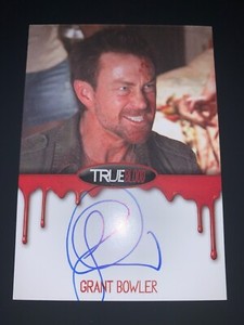 True Blood Premier Edition Auto Autograph Card Grant Bowler