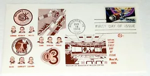SKYLAB 1974 ARTWORK CACHET FIRST DAY COVER I II & III ASTRONAUT PORTRAITS - Picture 1 of 1