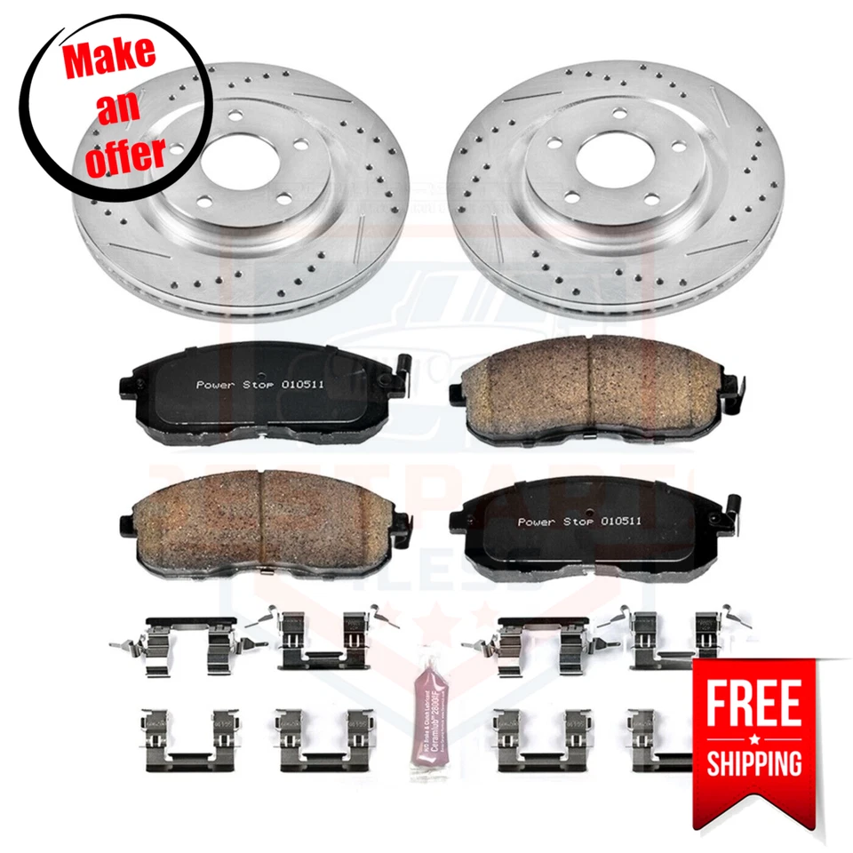 Powerstop K6094 Front Brake Disc and Pad Kit for 2011-2013 Nissan Juke - Image 1 of 2