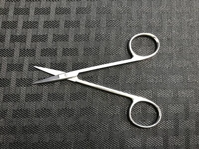 ADAMS Stainless Steel 4-1/4” 21mm Straight Sharp Tip Dissecting Surgical Scissor - Image 1 of 3