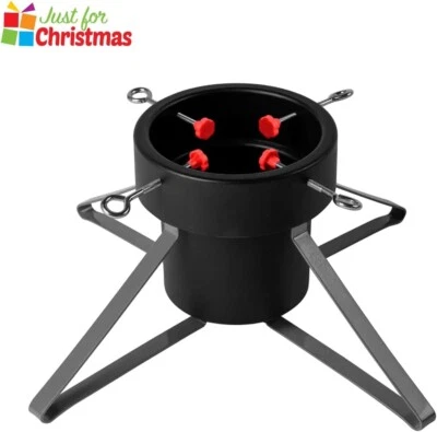 Metal Christmas Tree Stand for Real Xmas Trees Traditional Green XL Base Holder - Image 1 of 4