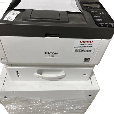 Ricoh P 501 Laser 45 ppm  Monochrome.  MICR enabled Printer ROSETTA TECHNOLOGIES - Image 1 of 4