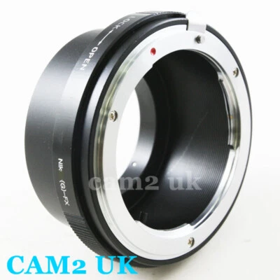 Nikon F Mount AF-S G DX Lens to Fujifilm Fuji Finepix X-Pro1 E1 FX XPro adapter - Image 1 of 2