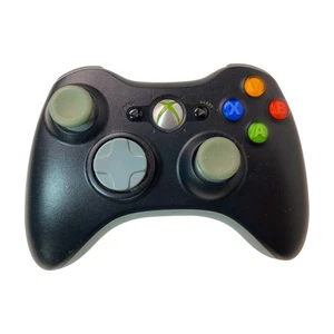 Microsoft Xbox 360 Controller - Schwarz - Kabellos Wireless *Funktionstüchtig* - Bild 1 von 6