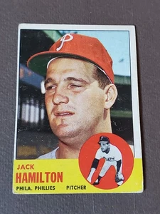 Jack Hamilton 1963 Topps #132 Baseball Trading Card - Bild 1 von 8