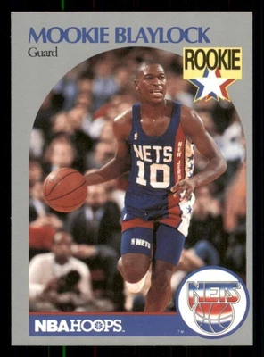 1990-91 Hoops #193 Mookie Blaylock RC - Image 1 of 2