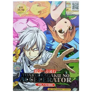 ANIME TOARU KAGAKU NO ACCELERATOR (VOL.1-12 END) DVD ENGLISH DUBBED REGION ALL - Imagen 1 de 6