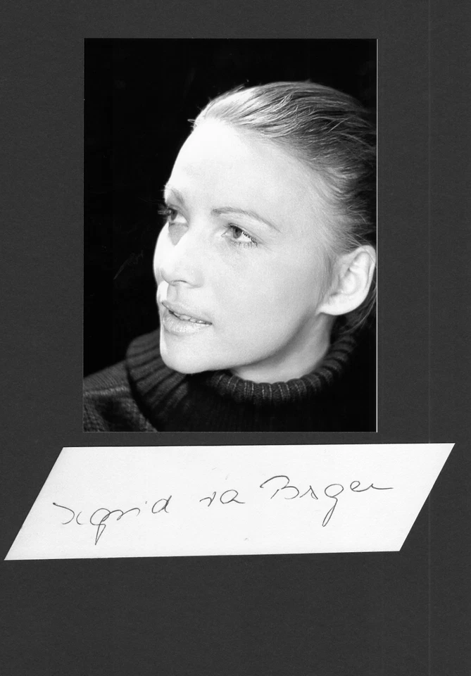 Ingrid van Bergen+ - seltenes original Autogramm - Bild 1 von 1