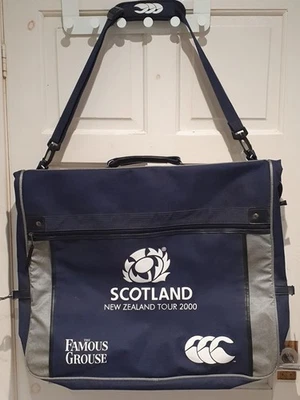 Canterbury Scotland Rugby Famous Grouse Tour New Zealand 2000 Suit Carrier Read - Image 1 of 4