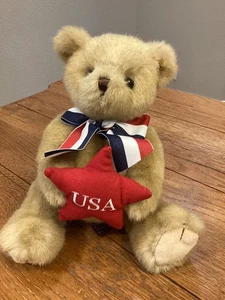 The Bearington Collection 10 Zoll Bär Plüsch -- USA STAR -- EUC! - Bild 1 von 4