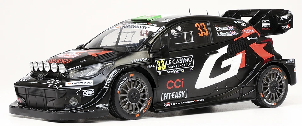 Toyota GR Yaris Rally1 WRC No33 Evans Monte Carlo 2025 1/18 18RMC229B IXO - Immagine 1 di 3