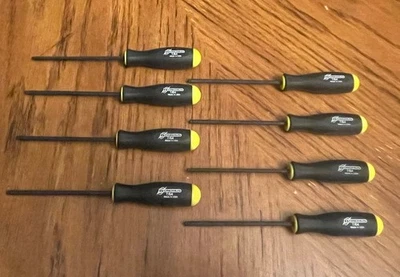 Bondhus 8pc Ball End Hex Screwdriver  SAE Standard Inch 7/64 High Torque Steel - Image 1 of 3