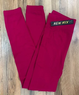 Nuevo Mezcla Nuevo Con Etiquetas Rosa Magenta Rosa Leggings Talla Única Suave Hasta el Tobillo Elástico Foto 1 de 4