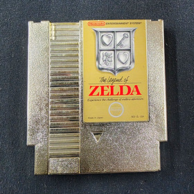 Nintendo The Legend of Zelda (NES) NTSC-U/C Gold Cartridge