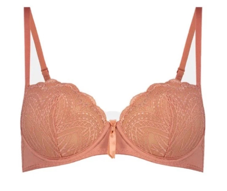 Sujetador Pleasure State para mujer talla 12DD arcilla ilícita balconette con aros NUEVO Foto 1 de 2