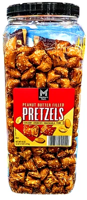 Member's Mark Peanut Butter Filled Pretzels 44 Oz EXP 06/2026 - Image 1 of 4