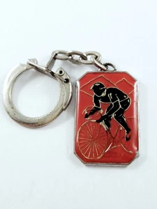 Portachiavi - Ciclismo Bicicletta Tour De France - Metallo Epoxy Vintage 1960s - Picture 1 of 2