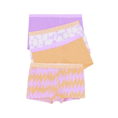 4 x Bonds Girls Shortie Underwear Kids Multi Coloured Trunks - image 1 of 4