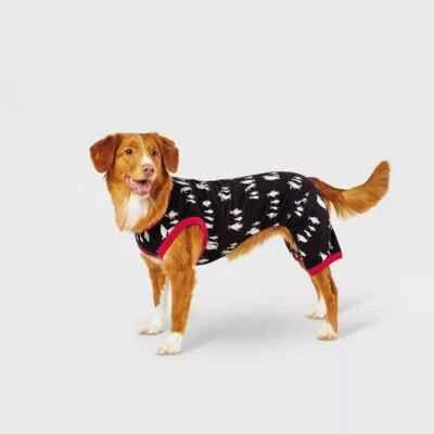 Wondershop Pet Holiday Penguins Black Print Dog Puppy Pajamas Sizes XL/L/M/S/XL - Image 1 of 4