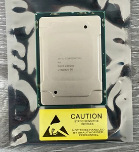 Intel CONFIDENTIAL QMXK 2.1GHz TO Xeon Silver 4116 2.1G 12C24T LGA3647 #M24-90 - Picture 1 of 3