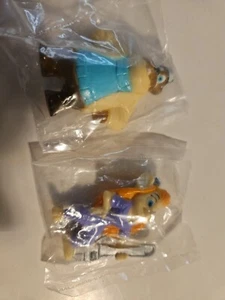 Vintage Kellogg's Disney Tail Spin 2" PVC Figuren 1991 Menge 2 Neu in Verpackung #1 - Bild 1 von 4
