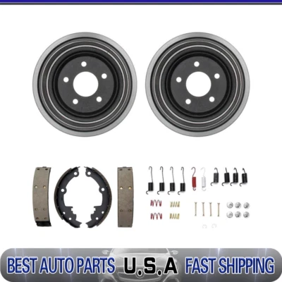 Kit de mola de ajuste de sapatos de freios a tambor traseiros para 1987 Oldsmobile Cutlass Cruiser - Imagem 1 de 4