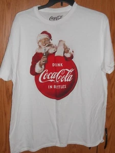 COCA COLA VINTAGE SANTA T SHIRT ADULT X LARGE - Imagen 1 de 1