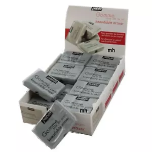 Pebeo kneadable eraser putty rubber single grey putty watercolour drawing sketch - Picture 1 of 3
