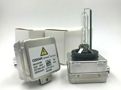 2x New OEM 11-20 Chrysler 300 Xenon Osram D3S 4650K HID Headlight Bulb - Image 1 of 2