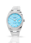 Genuine Rolex 126300 126334 Datejust 41mm Watch Dial Bespoke Turquoise "tiffany"