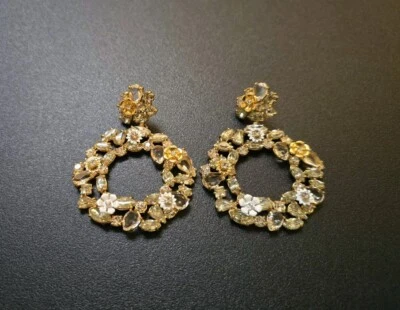 Pendientes colgantes J Crew de mosaico de cristal esmaltado Foto 1 de 4