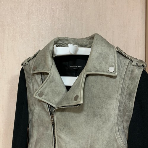 Alexander Wang Giacca Biker Pelle Gilet Donna Taglia S