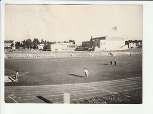 LODZ / Polen...,Stadion KS "Start", Teilans. m. Feld, Laufbahn, Tribüne..s/w AK - Picture 1 of 1
