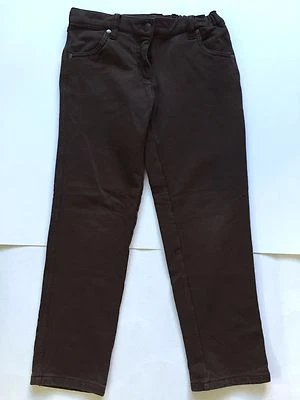 Hanna Andersson Size 120 Girls Brown Pants Bottoms 6 7 Adjustable Waist - Image 1 of 4
