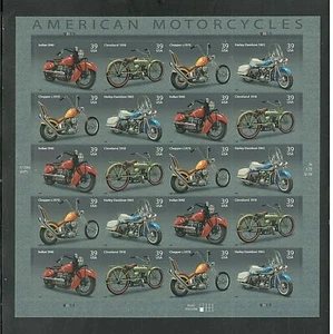 Scott # 4085-4088 ~ sheet of 20 ~ 39 cents American Motorcycles MNH - Perfect!!! - Picture 1 of 1
