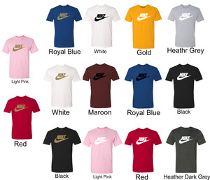royal blue and pink nike shirt