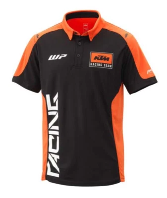 KTM Racing Team Polo Shirt X-Large Orange/Black - Image 1 of 4