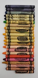 Retired and Rare Crayola Crayons Colors Lot Dandelion Indian Red Violet Blue - Picture 1 of 13