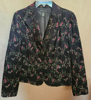 BUENA ROPA MUJER BLAZER FORRADO BOLSILLOS MANGA LARGA A MEDIDA NEGRO TALLA XL #4363 Foto 1 de 4